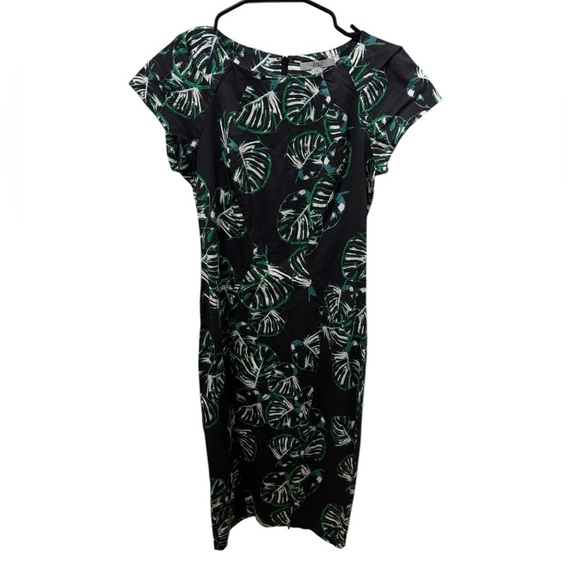 Zac Posen Dresses & Skirts - Zac Posen Tropical Leaf Print Sheath Dress Size 4
